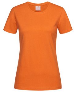 Stedman STE2600 - Camiseta Manga Corta y Cuello Redondo Mujer Stedman Naranja
