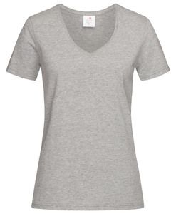 Stedman STE2700 - Camiseta cuello pico mujer Stedman Grey Heather