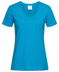 Stedman STE2700 - Camiseta cuello pico mujer Stedman Mar Azul