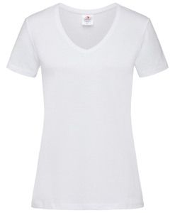 Stedman STE2700 - Camiseta cuello pico mujer Stedman Blanco