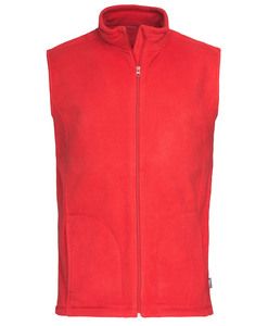 Stedman STE5010 - Chaleco polar térmico para hombres Stedman - ACTIVE Rojo Escarlata