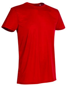 Stedman STE8000 - Camiseta Deportiva Hombre ACTIVE SPORTS-T Crimson Red