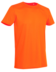 Stedman STE8000 - Camiseta Deportiva Hombre ACTIVE SPORTS-T Cyber Orange