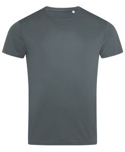 Stedman STE8000 - Camiseta Deportiva Hombre ACTIVE SPORTS-T Granite Grey