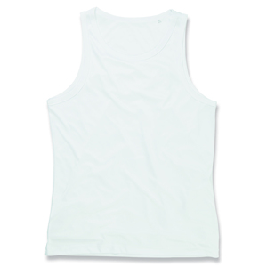 Stedman STE8010 - Camiseta Sin Mangas de Hombre Deportivo Activo Blanco