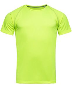Stedman STE8030 - Camiseta Gimnasio Hombre ACTIVE TEAM Cyber Yellow