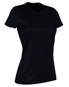 Stedman STE8100 - Camiseta Gimnasio Mujer ACTIVE SPORTS-T Black Opal