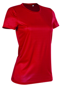 Stedman STE8100 - Camiseta Gimnasio Mujer ACTIVE SPORTS-T Crimson Red