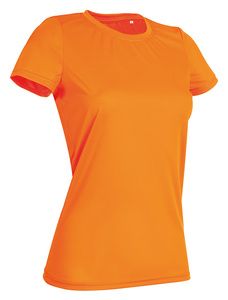 Stedman STE8100 - Camiseta Gimnasio Mujer ACTIVE SPORTS-T Cyber Orange
