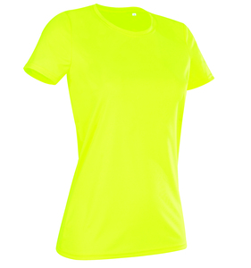 Stedman STE8100 - Camiseta Gimnasio Mujer ACTIVE SPORTS-T Cyber Yellow