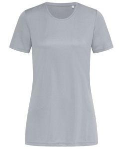 Stedman STE8100 - Camiseta Gimnasio Mujer ACTIVE SPORTS-T Silver Grey