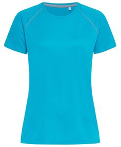 Stedman STE8130 - Camiseta Running Mujer ACTIVE TEAM Hawaii Blue