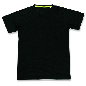Stedman STE8410 - Camiseta Deporte Hombre Active-Dry Black Opal