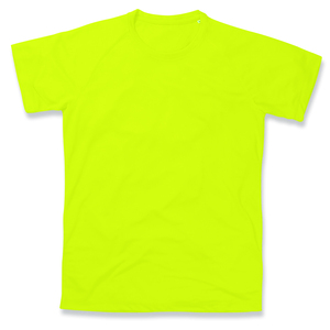 Stedman STE8410 - Camiseta Deporte Hombre Active-Dry Cyber Yellow
