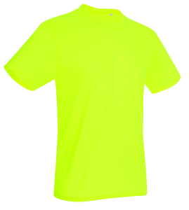 Stedman STE8600 - Camiseta Hombre Manga Corta Active-Dry Cyber Yellow