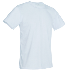 Stedman STE8600 - Camiseta Hombre Manga Corta Active-Dry Blanco