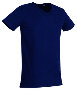 Stedman STE9010 - Camiseta Cuello Pico Ben para Hombres Marina Blue