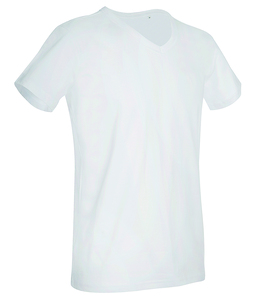 Stedman STE9010 - Camiseta Cuello Pico Ben para Hombres Blanco