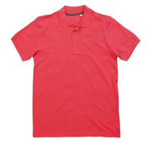 Stedman STE9060 - Polo Auténtico Piqué Harper Hombre Salmon Pink