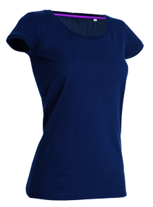Stedman STE9120 - Camiseta Escote Ancho Megan  Marina Blue