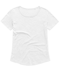 Stedman STE9320 - Camiseta Cuello Redondo Organic slub Blanco
