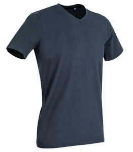 Stedman STE9610 - Camiseta Cuello Pico Hombre Clive SS Slate Grey