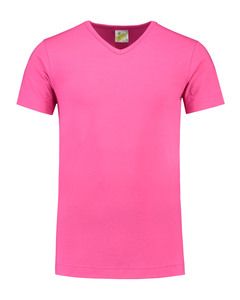 Lemon & Soda LEM1264 - Camiseta en v Cut/Elast SS paral Fucsia