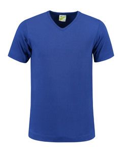 Lemon & Soda LEM1264 - Camiseta en v Cut/Elast SS paral Azul royal