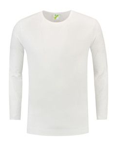 Lemon & Soda LEM1265 - Camiseta de la Trampa Cot/Elast LS paral Blanco