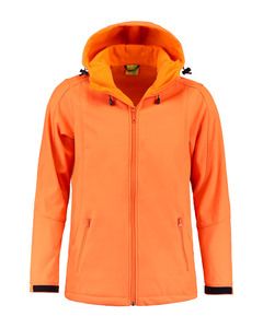 Lemon & Soda LEM3629 - Chaqueta Con Capucha Softshell paral Naranja