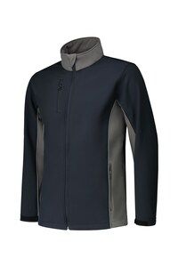 Lemon & Soda LEM4800 - Ropa de Trabajo de Chaqueta Softshell Dark Navy/PG