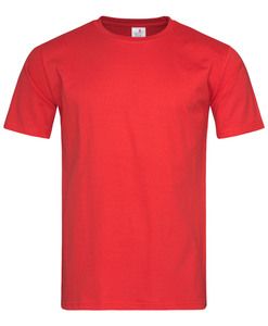 Stedman STE2010 - Camiseta manga corta y cuello redondo Stedman  Classic-T Fitted Rojo Escarlata