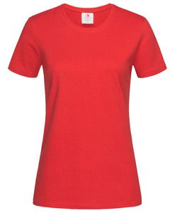 Stedman STE2160 - Camiseta cuello redondo para mujer Stedman Comfort-T Rojo Escarlata