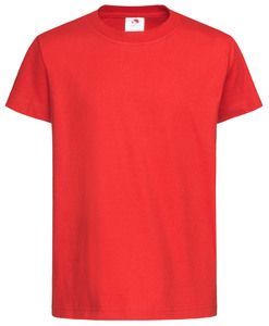 Stedman STE2220 - Camiseta orgánica manga corta niños Stedman - Classic T Rojo Escarlata