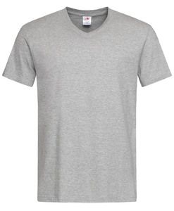 Stedman STE2300 - Camiseta cuello pico para hombres Stedman Classic-T Grey Heather