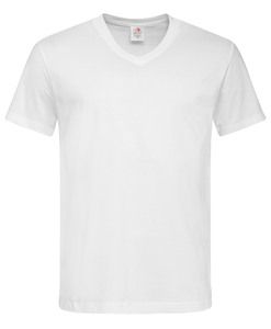 Stedman STE2300 - Camiseta cuello pico para hombres Stedman Classic-T Blanco