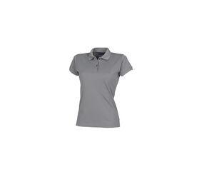 Henbury HY476 - Polo mujer transpirable Charcoal