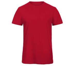 B&C BC046 - Camiseta Slub Para Hombre TW046 Chic Red