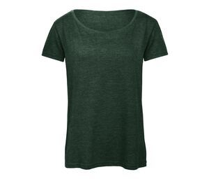 B&C BC056 - Camiseta Tri-Blend Para Mujer TW056 Heather Forest