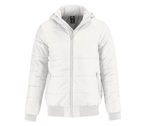 B&C BC335 - Chaqueta Impermeable Superhood para hombre White