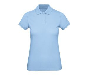 B&C BC401 - Camiseta polo inspire para mujer Azul cielo