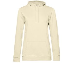 B&C BCW04W - Hoodie # woman Amarillo pálido