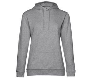 B&C BCW04W - Hoodie # woman Gris mezcla