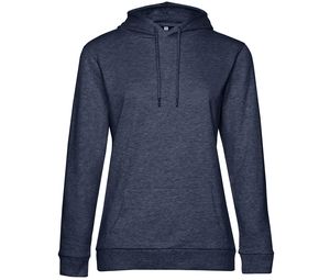 B&C BCW04W - Hoodie # woman Heather Navy