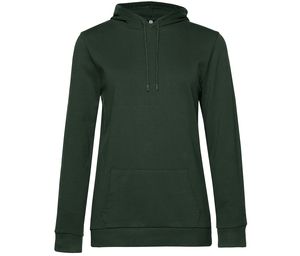 B&C BCW04W - Hoodie # woman Verde bosque