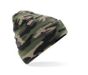 Beechfield BF419 - Gorro con puños camuflados Jungle Camo