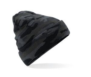 Beechfield BF419 - Gorro con puños camuflados Midnight Camo