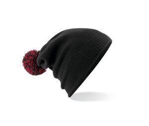 Beechfield BF450 - Gorro Snowstar Black / Classic Red