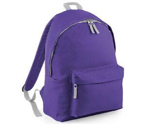 Bag Base BG125J - Mochila Moderna para Niños. Purple / Light Grey