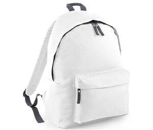 Bag Base BG125J - Mochila Moderna para Niños. White/ Graphite Grey